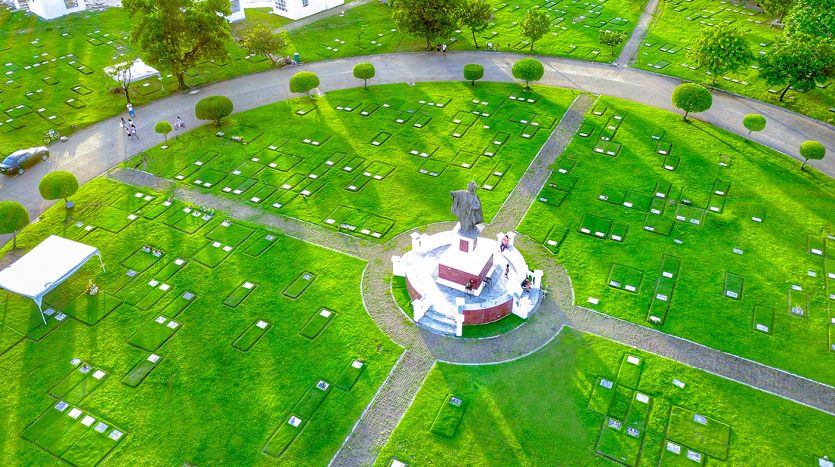 Las Pinas Memorial Park Aerial Shot