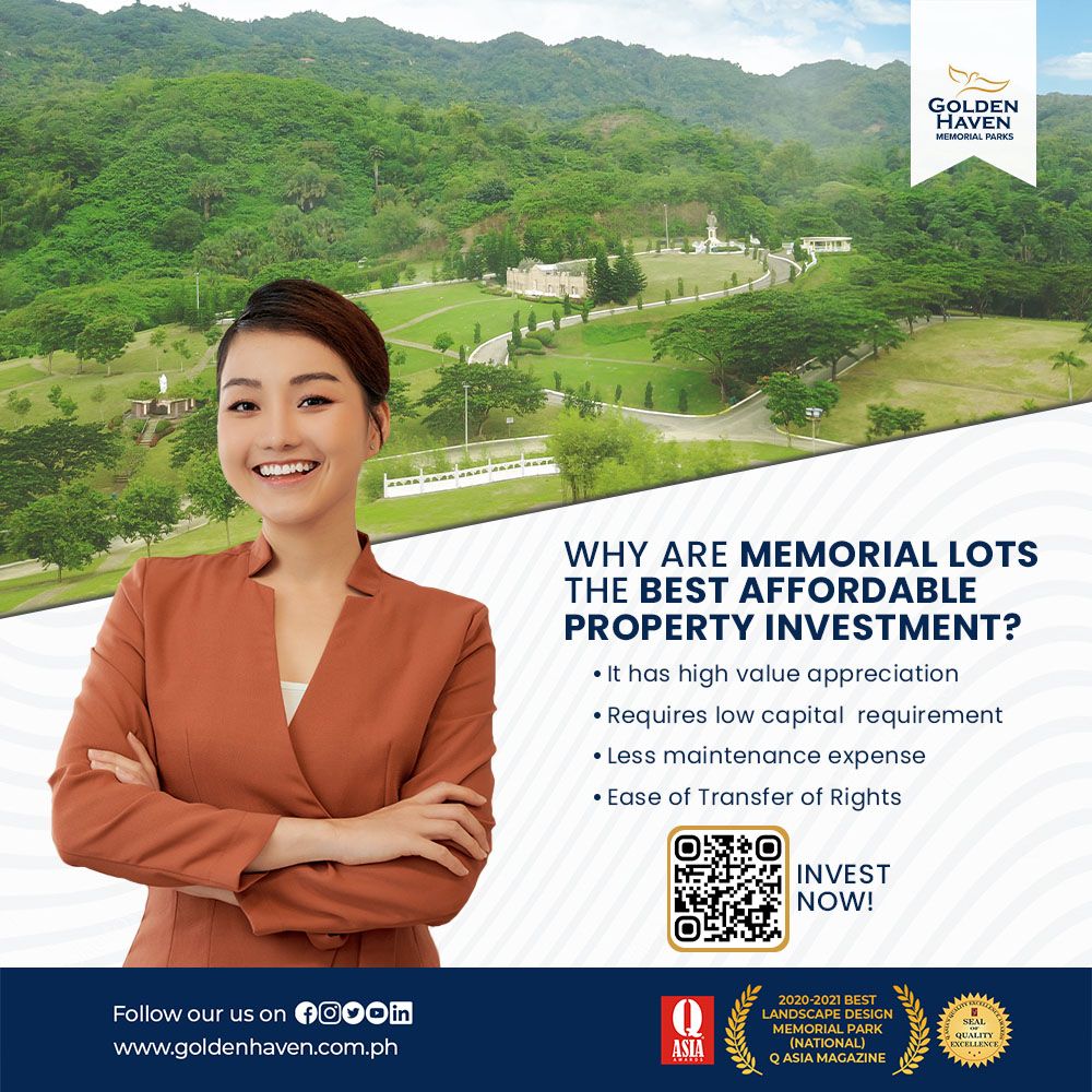 Reasons why you should invest in Memorial lots in Mega Manila