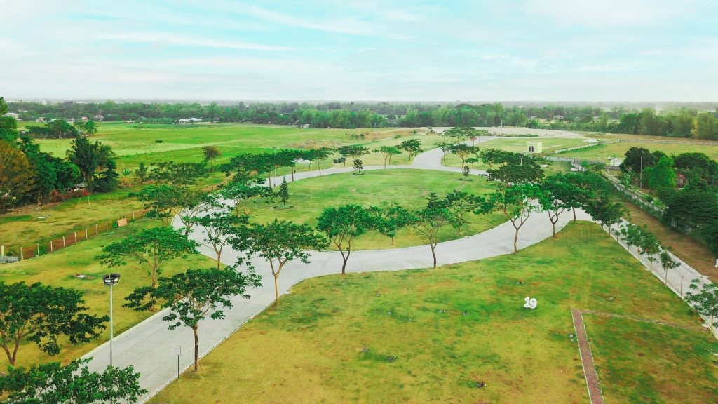 Golden Haven Iloilo Memorial Park in the Philippines Drone Shot