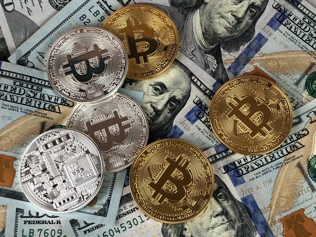 Real Estate or Bitcoin: Bitcoins and Dollar Bills